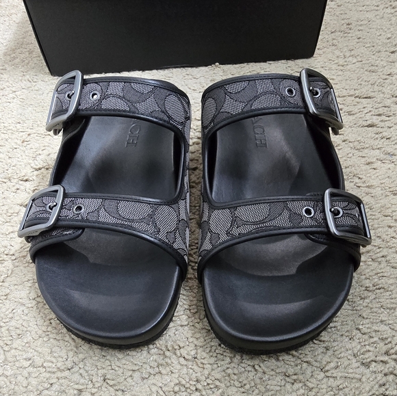 Coach slides/sandals Men size 10 - Picture 6 of 8